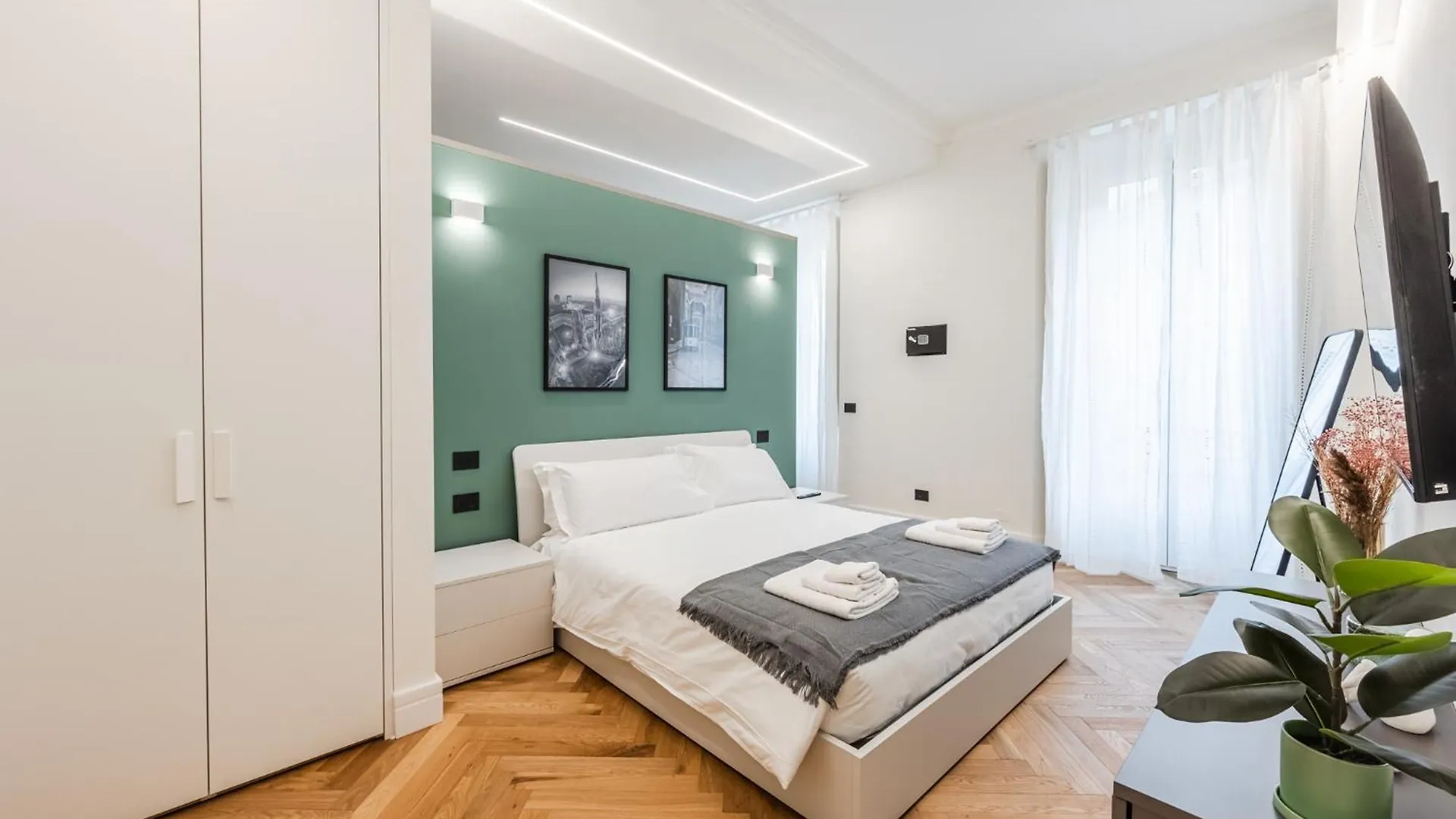 מילאנו Central Modern 3-Room Flat - Near Metro & Park 0*,